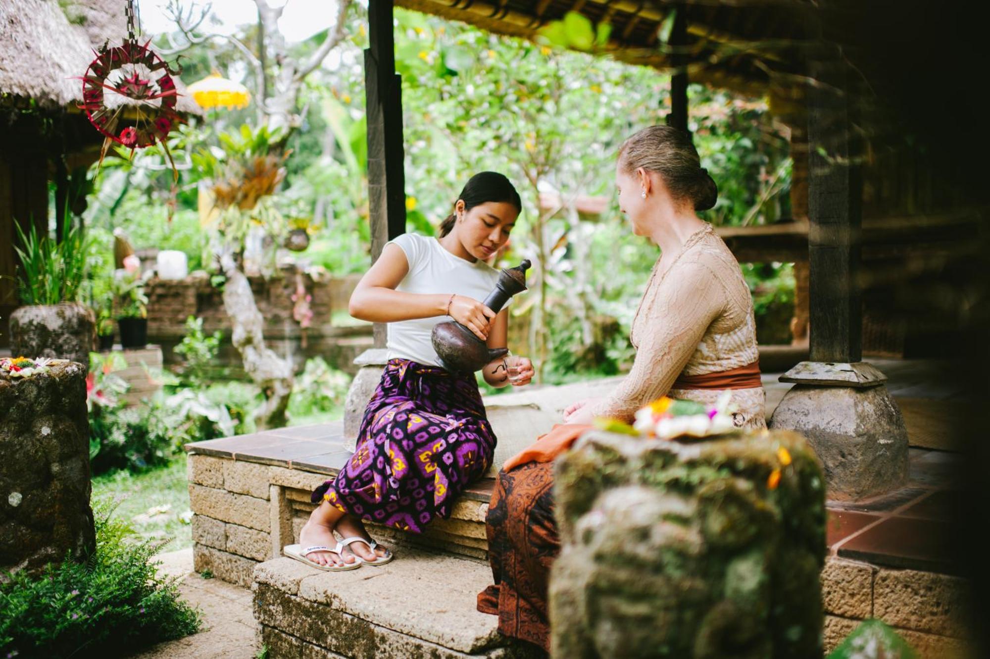 Umah Bali Kuno Villa Tampaksiring Bagian luar foto